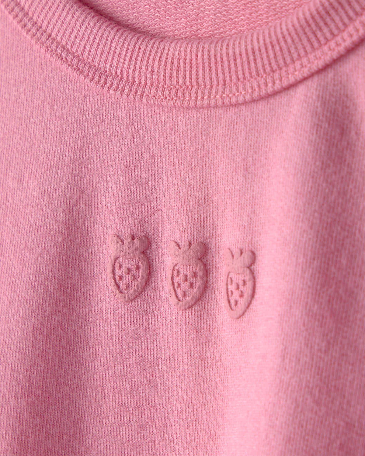 Suéter de Felpa Francesa de Fresas - Rosado