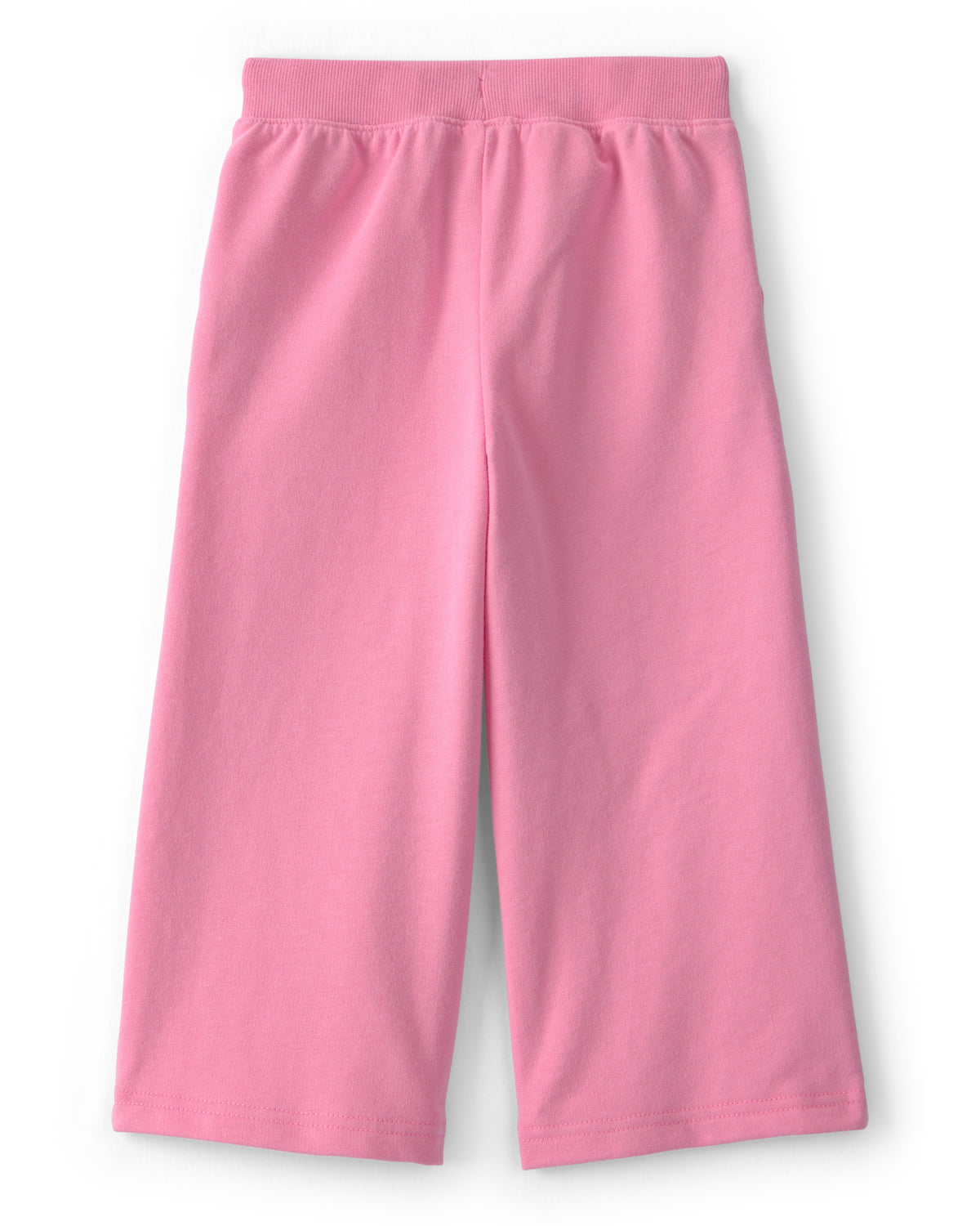 Pantalón de Pierna Ancha de Felpa Francesa - Rosado