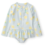 Traje De Baño De 1 Pieza De Protección Solar Con Limones - Multi