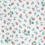 Pijama de 1 Pieza de Algodón 100% Ajuste Ceñido - Fresas
