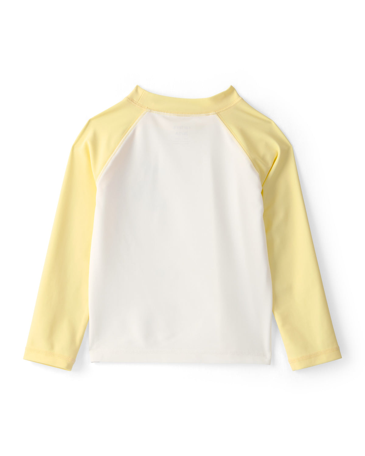 Playera Para Nadar De Manga Corta Con Limones - Blanco