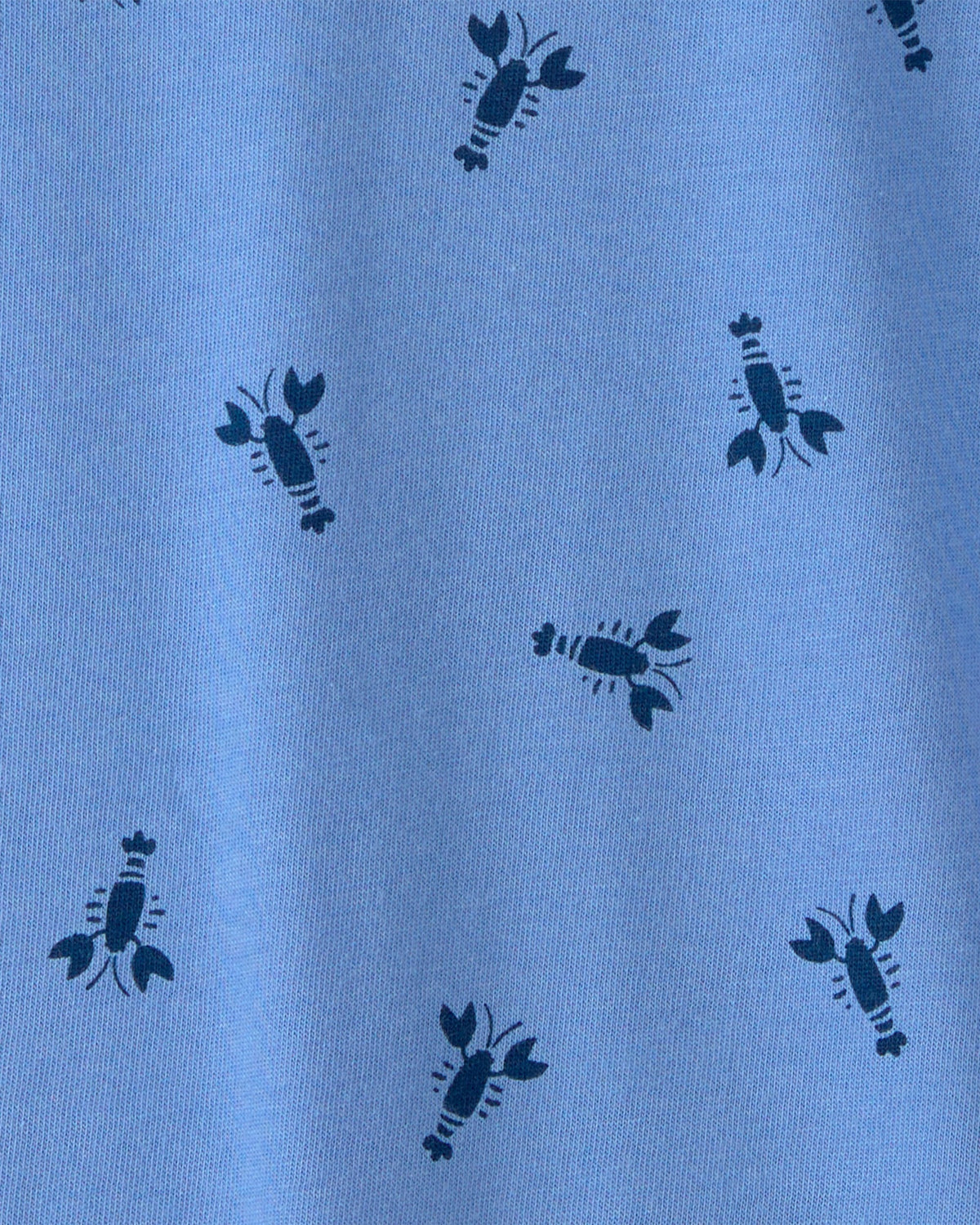 Playera Con Langosta Azul - Multi