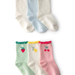 Paquete De 6 Pares De Calcetines Con Frutas - Multi