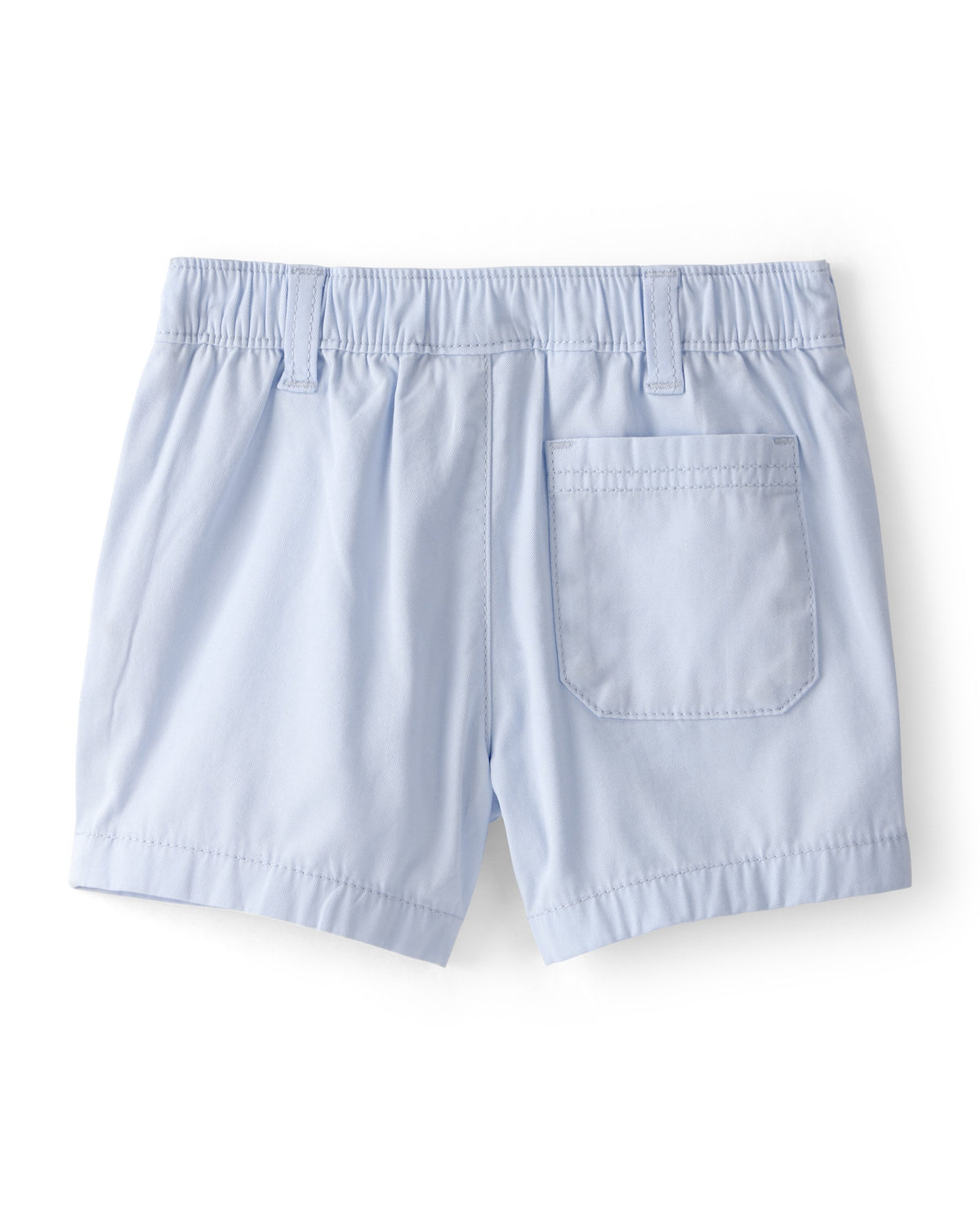 Short De Sarga Azul