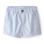 Short De Sarga Azul