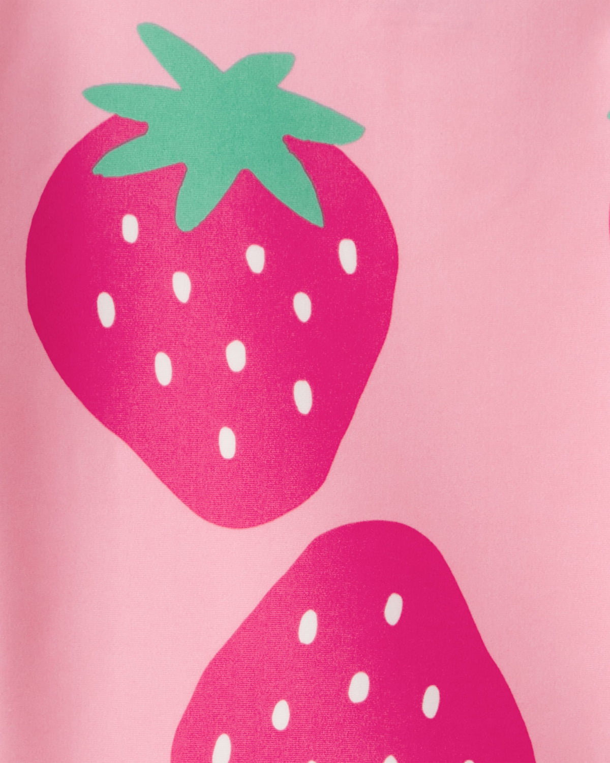 Traje De Baño De 3 Piezas Con Playera Para Nadar Con Fresas - Multi