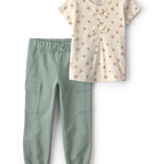 Conjunto de 2 Piezas Playera y Pantalón
