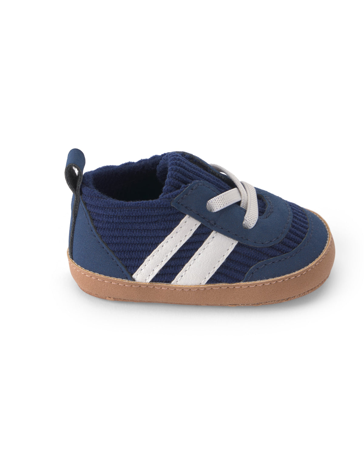 Zapatillas a rayas - azul marino