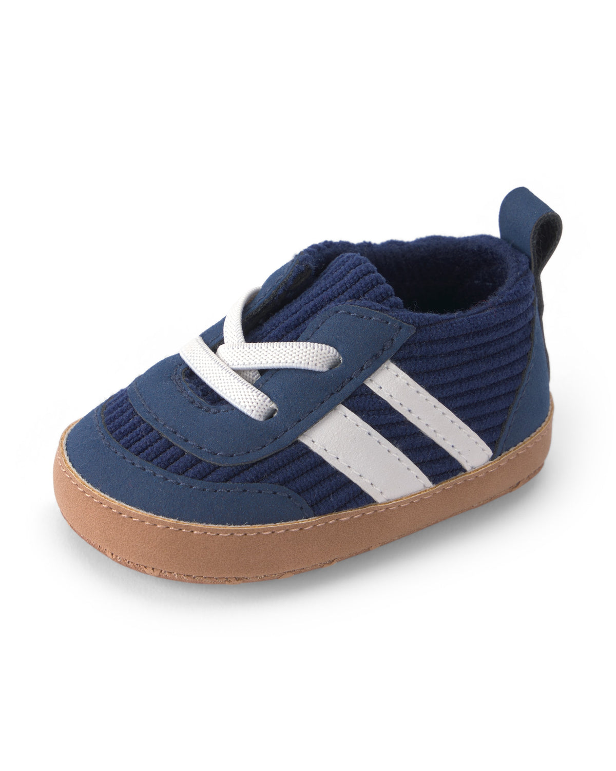 Zapatillas a rayas - azul marino