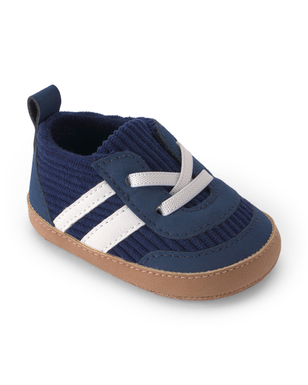 Zapatillas a rayas - azul marino