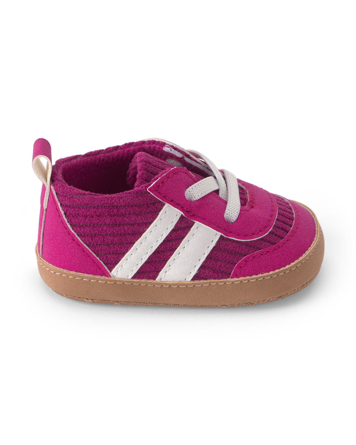 Zapatillas a rayas - rosado