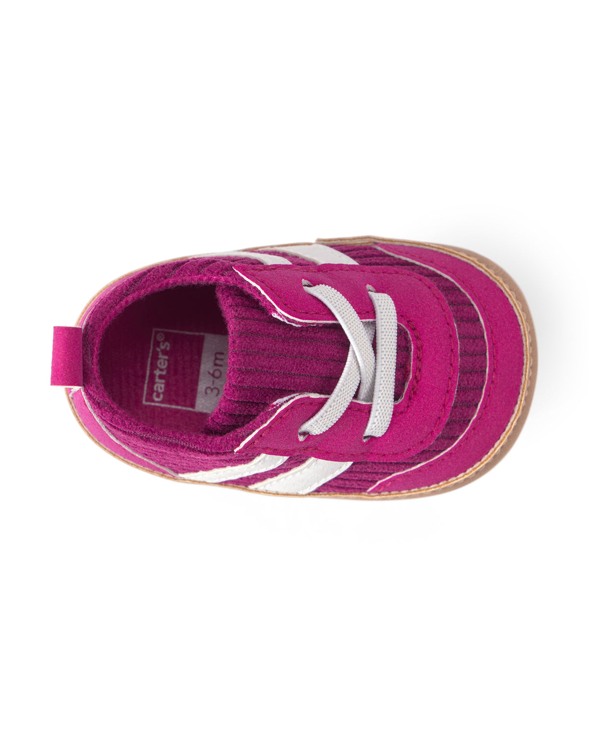 Zapatillas a rayas - rosado
