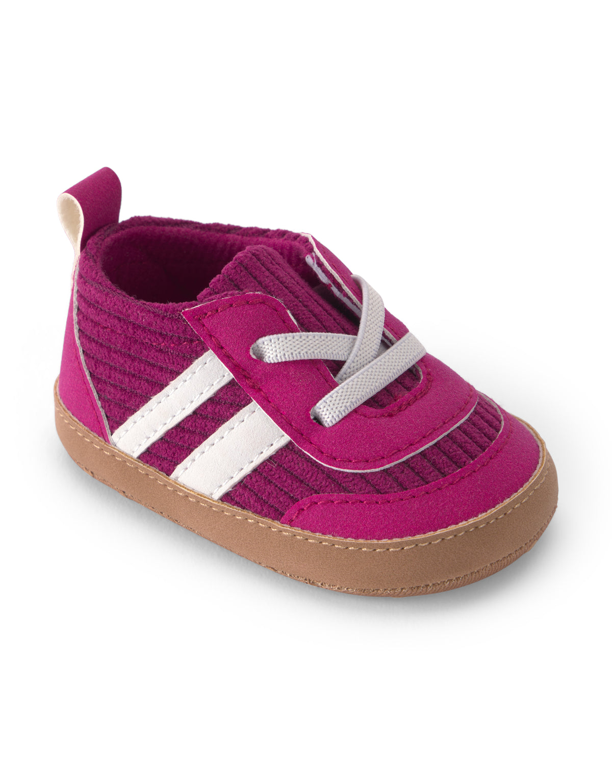 Zapatillas a rayas - rosado